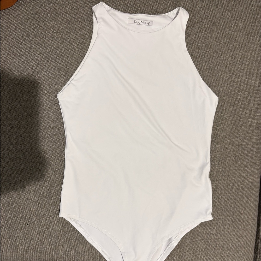 Women's White Bodysuit